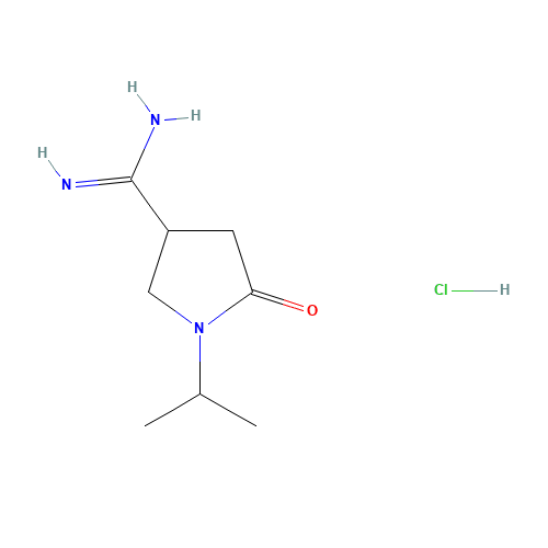 5-oxo-1-propan-2-ylpyrrolidine-3-carboximidamide;hydrochloride (CAS: 1272756-01-0) - Related Chemical Product