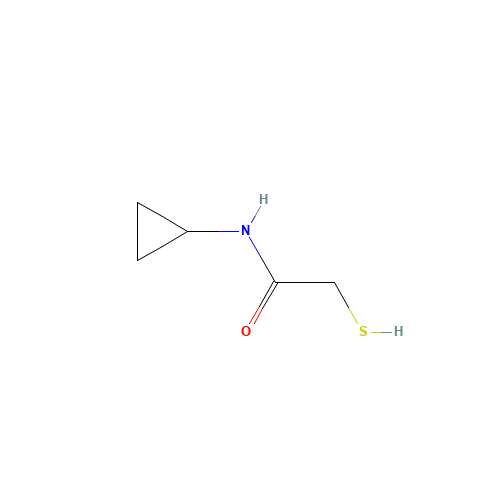 N-cyclopropyl-2-sulfanylacetamide (CAS: 886047-44-5) - Related Chemical Product