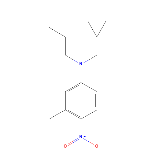 N-(cyclopropylmethyl)-3-methyl-4-nitro-N-propylaniline (CAS: 821776-82-3) - Related Chemical Product