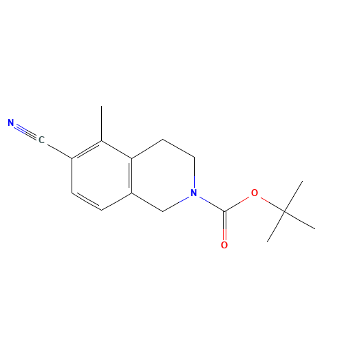 tert-butyl 6-cyano-5-methyl-3,4-dihydro-1H-isoquinoline-2-carboxylate (CAS: 1165923-92-1) - Related Chemical Product