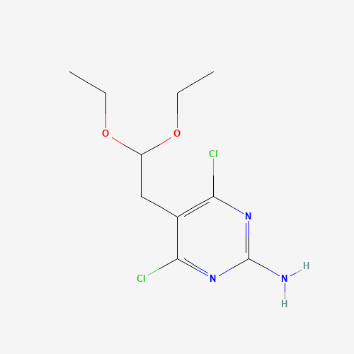 4,6-dichloro-5-(2,2-diethoxyethyl)pyrimidin-2-amine (CAS: 97570-32-6) - Related Chemical Product