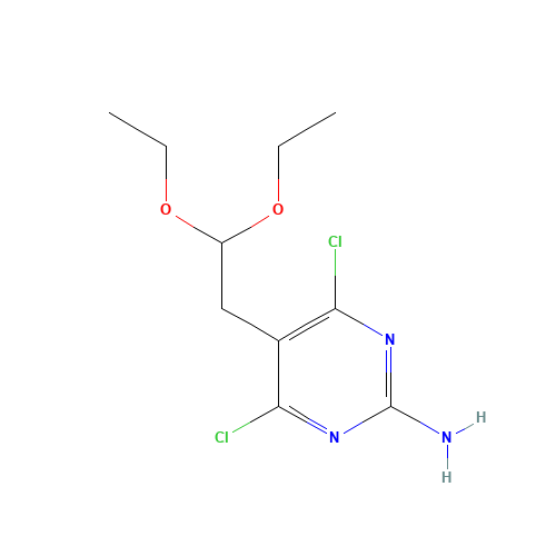 4,6-dichloro-5-(2,2-diethoxyethyl)pyrimidin-2-amine (CAS: 97570-32-6) - Related Chemical Product
