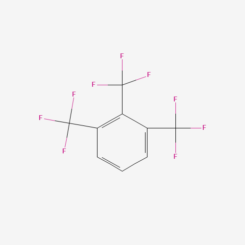 1,2,3-tris(trifluoromethyl)benzene (CAS: 42175-48-4) - Chemical Structure and Molecular Formula 