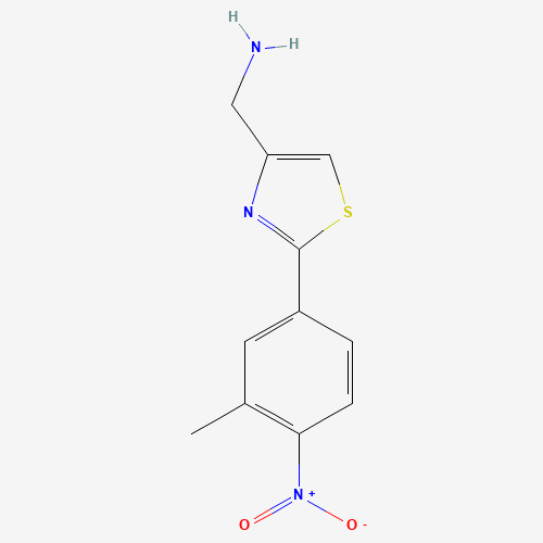 [2-(3-methyl-4-nitrophenyl)-1,3-thiazol-4-yl]methanamine (CAS: 885280-61-5) - Related Chemical Product
