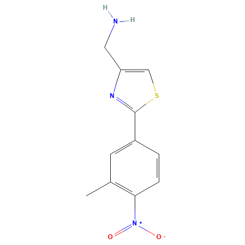 [2-(3-methyl-4-nitrophenyl)-1,3-thiazol-4-yl]methanamine (CAS: 885280-61-5) - Related Chemical Product