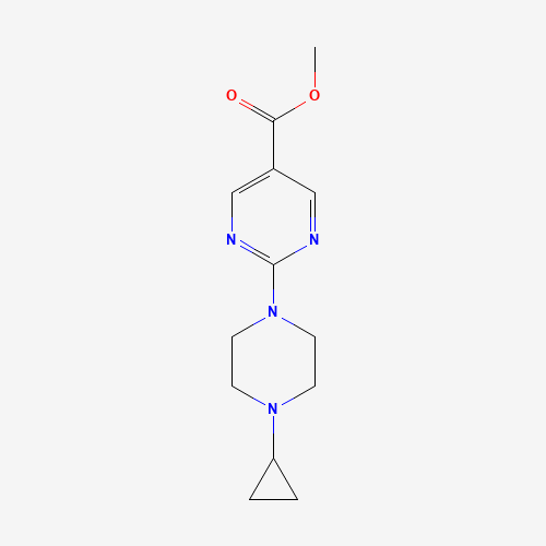methyl 2-(4-cyclopropylpiperazin-1-yl)pyrimidine-5-carboxylate (CAS: 1035271-28-3) - Related Chemical Product