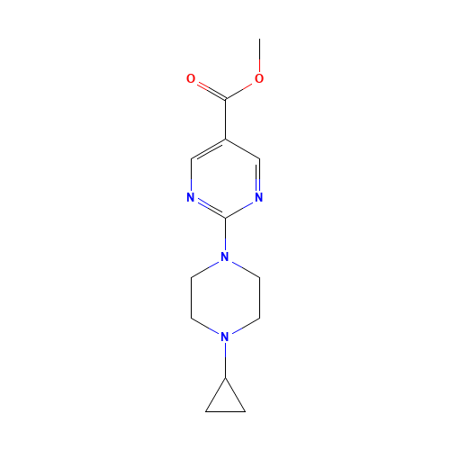 methyl 2-(4-cyclopropylpiperazin-1-yl)pyrimidine-5-carboxylate (CAS: 1035271-28-3) - Related Chemical Product