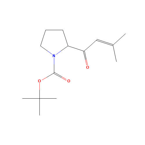 tert-butyl 2-(3-methylbut-2-enoyl)pyrrolidine-1-carboxylate (CAS: 187658-94-2) - Related Chemical Product