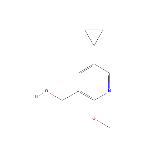 (5-cyclopropyl-2-methoxypyridin-3-yl)methanol (CAS: 888499-97-6) - Related Chemical Product