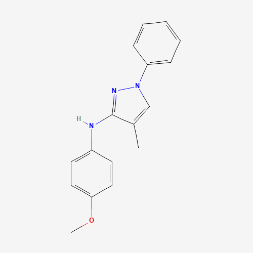 N-(4-methoxyphenyl)-4-methyl-1-phenylpyrazol-3-amine (CAS: 103174-19-2) - Related Chemical Product