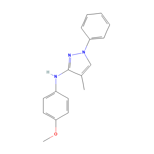 N-(4-methoxyphenyl)-4-methyl-1-phenylpyrazol-3-amine (CAS: 103174-19-2) - Related Chemical Product