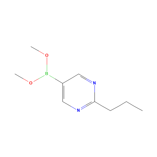 dimethoxy-(2-propylpyrimidin-5-yl)borane (CAS: 106832-86-4) - Related Chemical Product