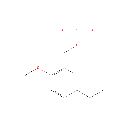 (2-methoxy-5-propan-2-ylphenyl)methyl methanesulfonate (CAS: 1539311-17-5) - Related Chemical Product