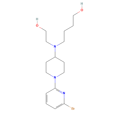 4-[[1-(6-bromopyridin-2-yl)piperidin-4-yl]-(2-hydroxyethyl)amino]butan-1-ol (CAS: 1312464-76-8) - Related Chemical Product