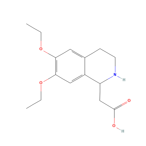 2-(6,7-diethoxy-1,2,3,4-tetrahydroisoquinolin-1-yl)acetic acid (CAS: 336185-23-0) - Related Chemical Product