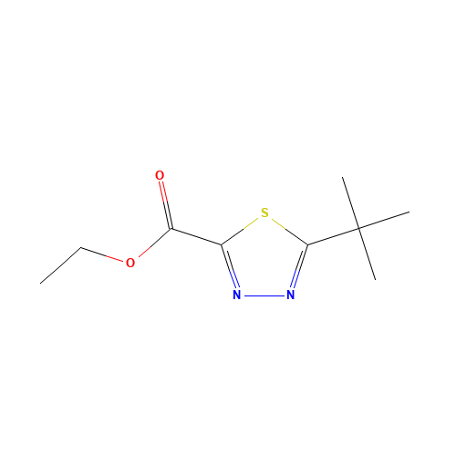 ethyl 5-tert-butyl-1,3,4-thiadiazole-2-carboxylate (CAS: 507476-05-3) - Related Chemical Product