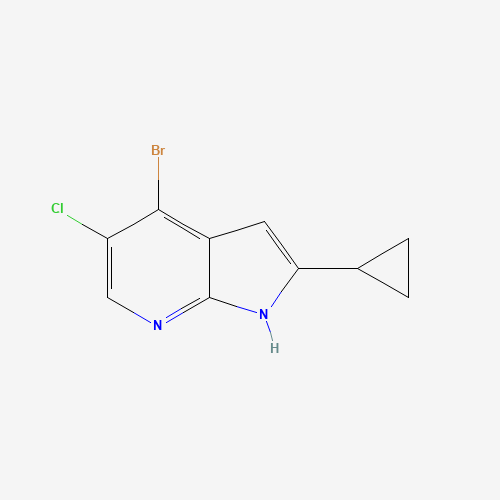 4-bromo-5-chloro-2-cyclopropyl-1H-pyrrolo[2,3-b]pyridine (CAS: 1187449-10-0) - Related Chemical Product