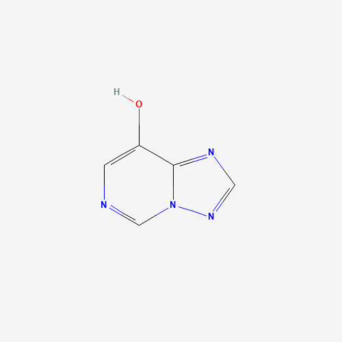 [1,2,4]triazolo[1,5-c]pyrimidin-8-ol (CAS: 106921-59-9) - Chemical Structure and Molecular Formula 