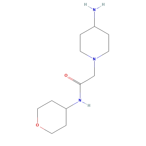 2-(4-aminopiperidin-1-yl)-N-(oxan-4-yl)acetamide (CAS: 1275380-39-6) - Related Chemical Product