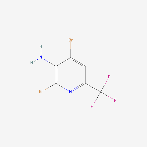 2,4-dibromo-6-(trifluoromethyl)pyridin-3-amine (CAS: 1214365-67-9) - Related Chemical Product