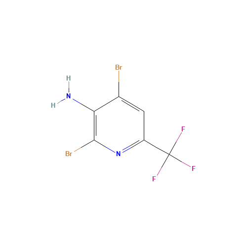 2,4-dibromo-6-(trifluoromethyl)pyridin-3-amine (CAS: 1214365-67-9) - Related Chemical Product