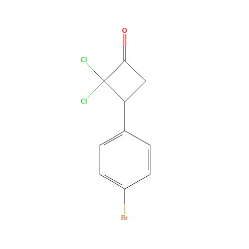 3-(4-bromophenyl)-2,2-dichlorocyclobutan-1-one (CAS: 254892-87-0) - Related Chemical Product