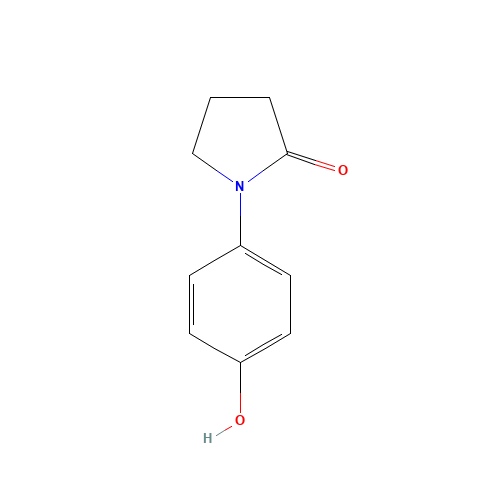 1-(4-hydroxyphenyl)pyrrolidin-2-one (CAS: 7517-07-9) - Related Chemical Product