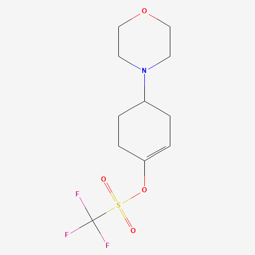 (4-morpholin-4-ylcyclohexen-1-yl) trifluoromethanesulfonate (CAS: 1046793-55-8) - Related Chemical Product