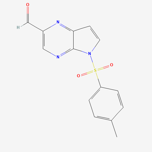 5-(4-methylphenyl)sulfonylpyrrolo[2,3-b]pyrazine-2-carbaldehyde (CAS: 1201187-56-5) - Related Chemical Product