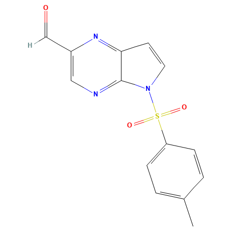 5-(4-methylphenyl)sulfonylpyrrolo[2,3-b]pyrazine-2-carbaldehyde (CAS: 1201187-56-5) - Related Chemical Product