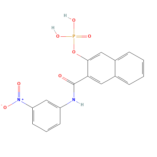[3-[(3-nitrophenyl)carbamoyl]naphthalen-2-yl] dihydrogen phosphate (CAS: 10019-03-1) - Related Chemical Product