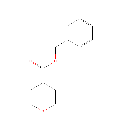 benzyl oxane-4-carboxylate (CAS: 871022-58-1) - Chemical Structure and Molecular Formula 