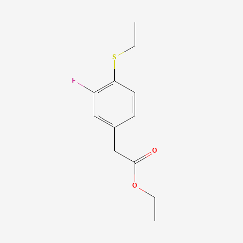 ethyl 2-(4-ethylsulfanyl-3-fluorophenyl)acetate (CAS: 1426806-01-0) - Related Chemical Product
