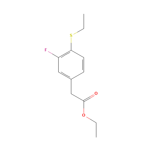 ethyl 2-(4-ethylsulfanyl-3-fluorophenyl)acetate (CAS: 1426806-01-0) - Related Chemical Product
