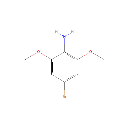 4-bromo-2,6-dimethoxyaniline (CAS: 23957-21-3) - Chemical Structure and Molecular Formula 