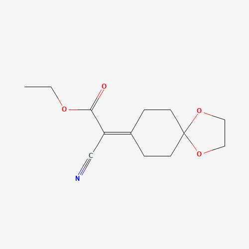 ethyl 2-cyano-2-(1,4-dioxaspiro[4.5]decan-8-ylidene)acetate (CAS: 60356-11-8) - Related Chemical Product