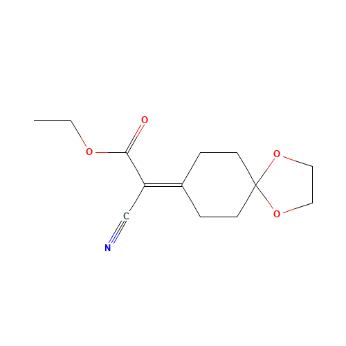 ethyl 2-cyano-2-(1,4-dioxaspiro[4.5]decan-8-ylidene)acetate (CAS: 60356-11-8) - Related Chemical Product