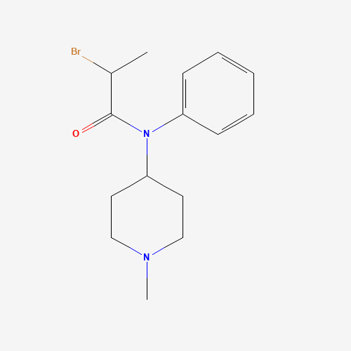 2-bromo-N-(1-methylpiperidin-4-yl)-N-phenylpropanamide (CAS: 1063406-87-0) - Related Chemical Product