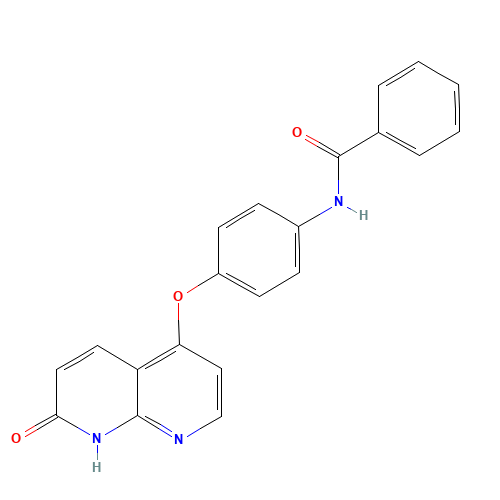 N-[4-[(7-oxo-8H-1,8-naphthyridin-4-yl)oxy]phenyl]benzamide (CAS: 1203509-75-4) - Related Chemical Product