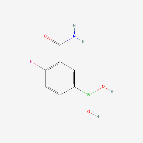 (3-carbamoyl-4-fluorophenyl)boronic acid (CAS: 874219-34-8) - Related Chemical Product