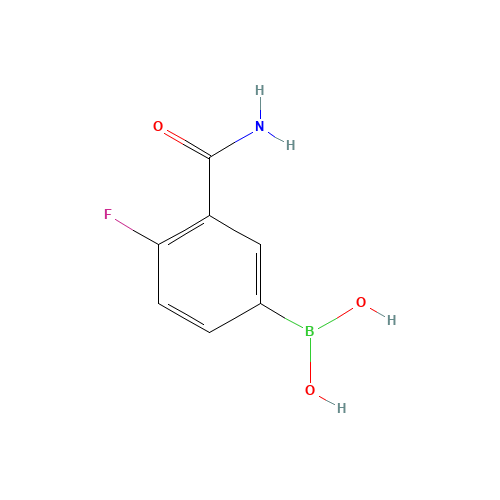 (3-carbamoyl-4-fluorophenyl)boronic acid (CAS: 874219-34-8) - Related Chemical Product