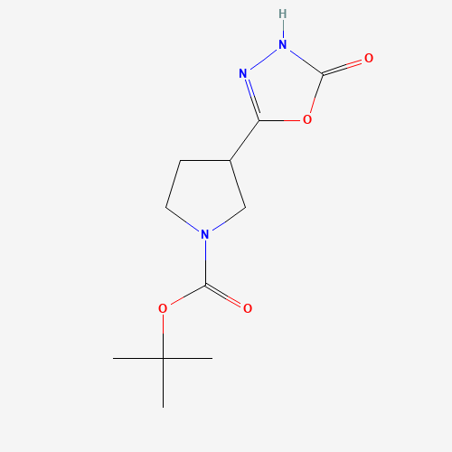 tert-butyl 3-(2-oxo-3H-1,3,4-oxadiazol-5-yl)pyrrolidine-1-carboxylate (CAS: 1225218-65-4) - Related Chemical Product