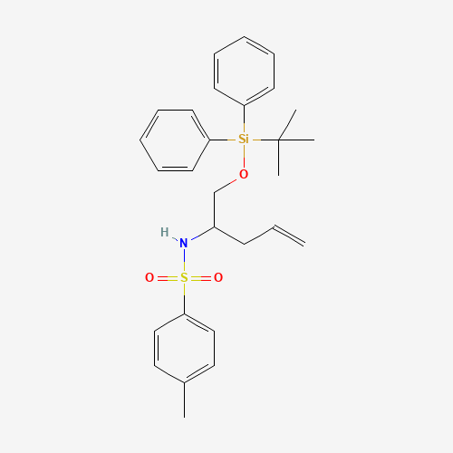 N-[1-[tert-butyl(diphenyl)silyl]oxypent-4-en-2-yl]-4-methylbenzenesulfonamide (CAS: 1417743-29-3) - Related Chemical Product