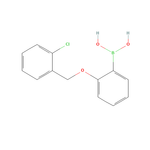 [2-[(2-chlorophenyl)methoxy]phenyl]boronic acid (CAS: 870777-21-2) - Related Chemical Product