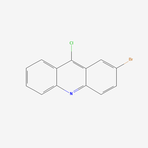 2-bromo-9-chloroacridine (CAS: 10352-10-0) - Chemical Structure and Molecular Formula 