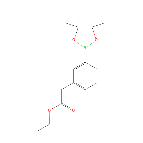 ethyl 2-[3-(4,4,5,5-tetramethyl-1,3,2-dioxaborolan-2-yl)phenyl]acetate (CAS: 1198615-70-1) - Related Chemical Product