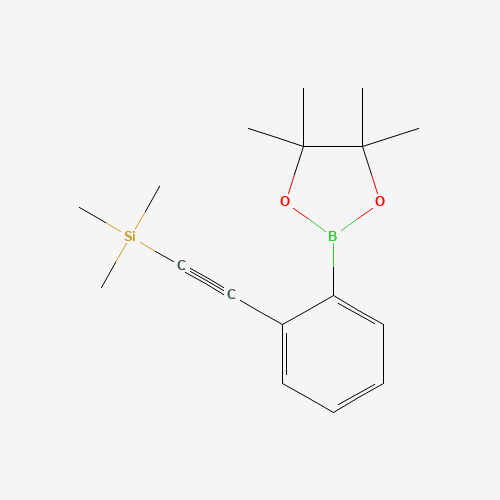 trimethyl-[2-[2-(4,4,5,5-tetramethyl-1,3,2-dioxaborolan-2-yl)phenyl]ethynyl]silane (CAS: 1218790-52-3) - Related Chemical Product
