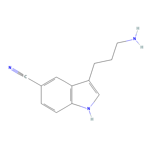 3-(3-aminopropyl)-1H-indole-5-carbonitrile (CAS: 586336-07-4) - Related Chemical Product