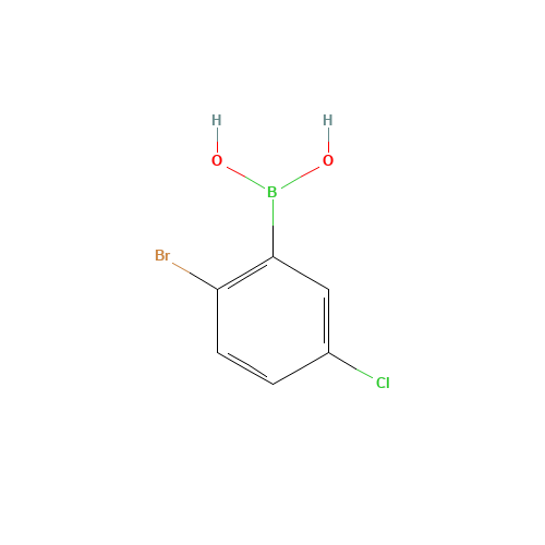 (2-bromo-5-chlorophenyl)boronic acid (CAS: 1217501-18-2) - Related Chemical Product