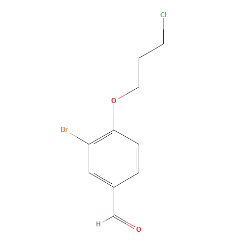 3-bromo-4-(3-chloropropoxy)benzaldehyde (CAS: 628711-44-4) - Related Chemical Product